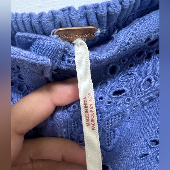 Free People Evelyn Eyelet Midi Dress Size M - Picture 5 of 5